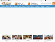 Tablet Screenshot of kitsuperstore.com
